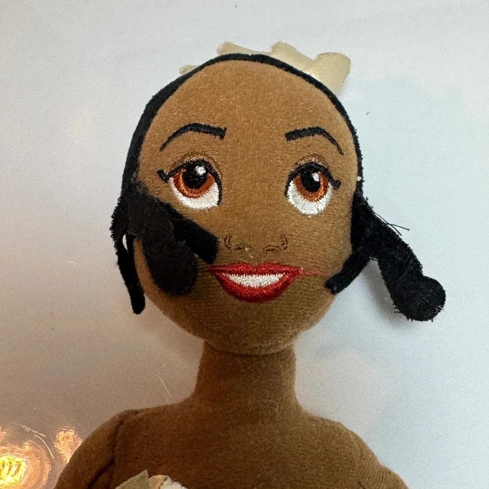 Disney Princess Tiana Plush Doll 12 Inch Green Ball‎ Gown